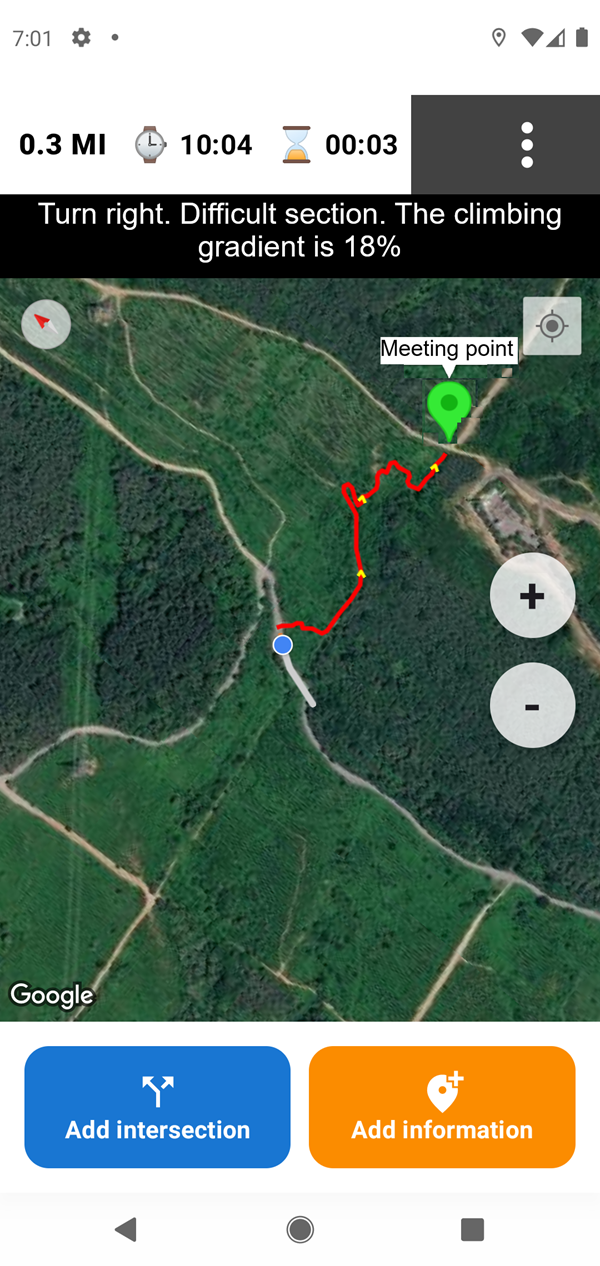 Tracked